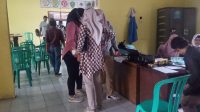 Suasana dikantor KNPI Muara Enim dalam rangka persiapan acara Hari Kemerdekaan Indonesia yang ke 77 tahun