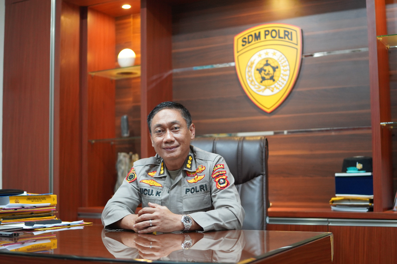 Poto: Karo SDM Polda Sumsel , Kombes Pol Ucu Kuspriyadi SIK MH