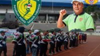 Bertempat di Stadion Sekundang Bara Kabupaten Muara Enim, Kejuaraan Atletik Bupati Cup 2022 resmi dibuka. (Foto : KONI, Editor : Donald)
