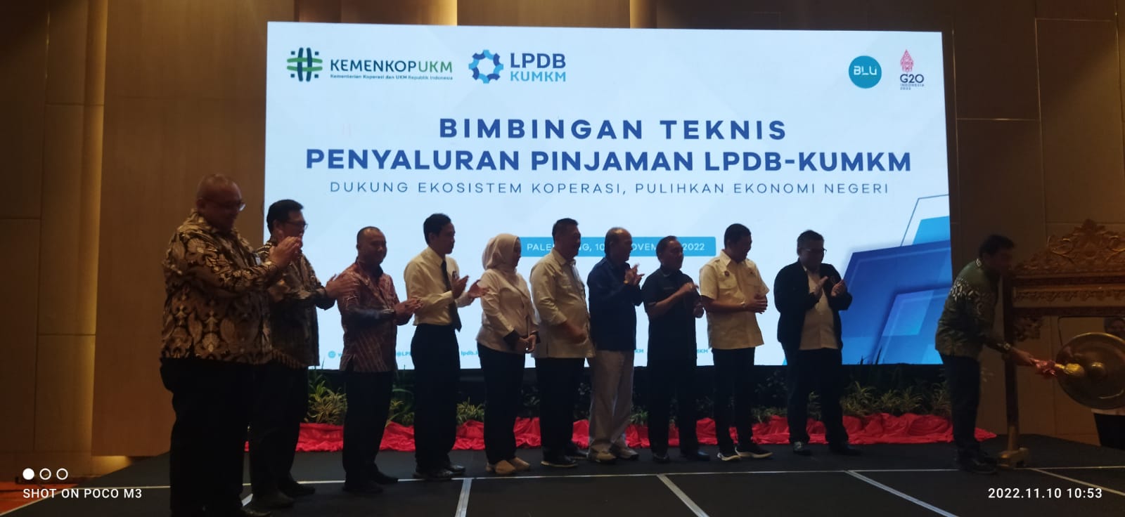 Bimbingan Teknis Penyaluran Pinjaman LPDB bersama Dekopin Sumatera Selatan. (Sbr/Foto : Eem Ibrahim, Editor : Donald)
