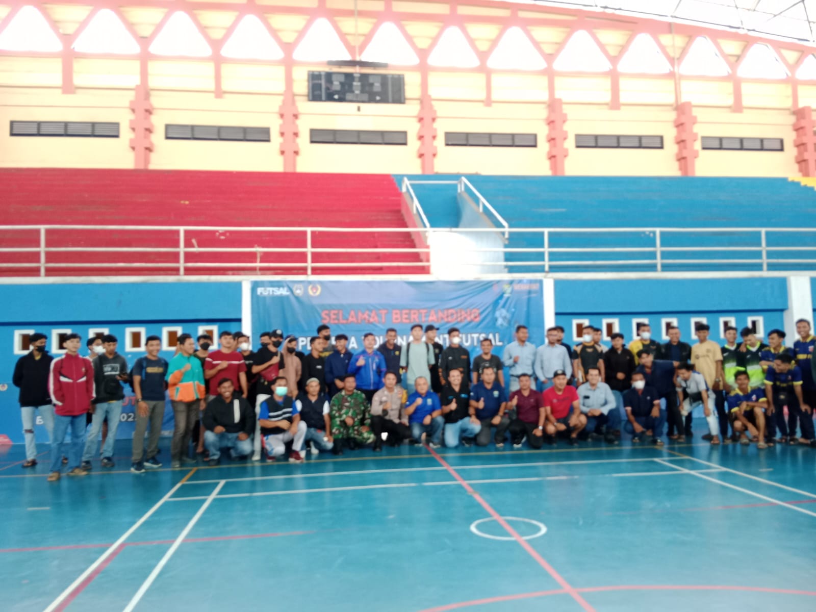IMG-20221111-WA0059 Bertempat di Stadion Pancasila Kota Muara Enim, Kejuaraan Futsal Bupati Cup 2022 resmi dibuka. (Sbr/foto : KONIME, Editor : Donald)